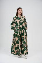 فستان نسائي طويل بتصميم انسيابي797