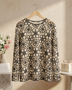 Women’s Floral Crochet Blouse