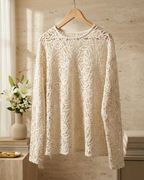 Women’s Floral Crochet Blouse
