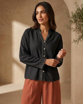 Women’s Elegant Blouse with Subtle Embroidered Details