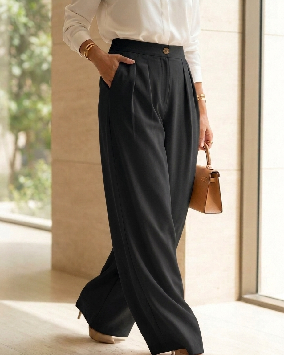 Lightweight Wide-Leg Palazzo Pants