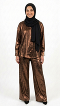 Women’s Shimmer Evening Two-Piece Set